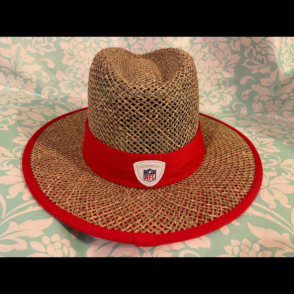Mens new era Tampa Bay Buccaneers straw hat sz One sz fits most - Picture 4 of 8